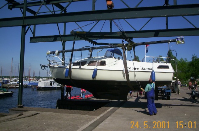 C 850 vrouwe janna bouwjaar 1978 zeilnummer 40